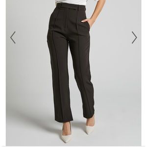 SHOWPO “Rogers” Trouser Pant - size 4 in charcoal color - new with tags!